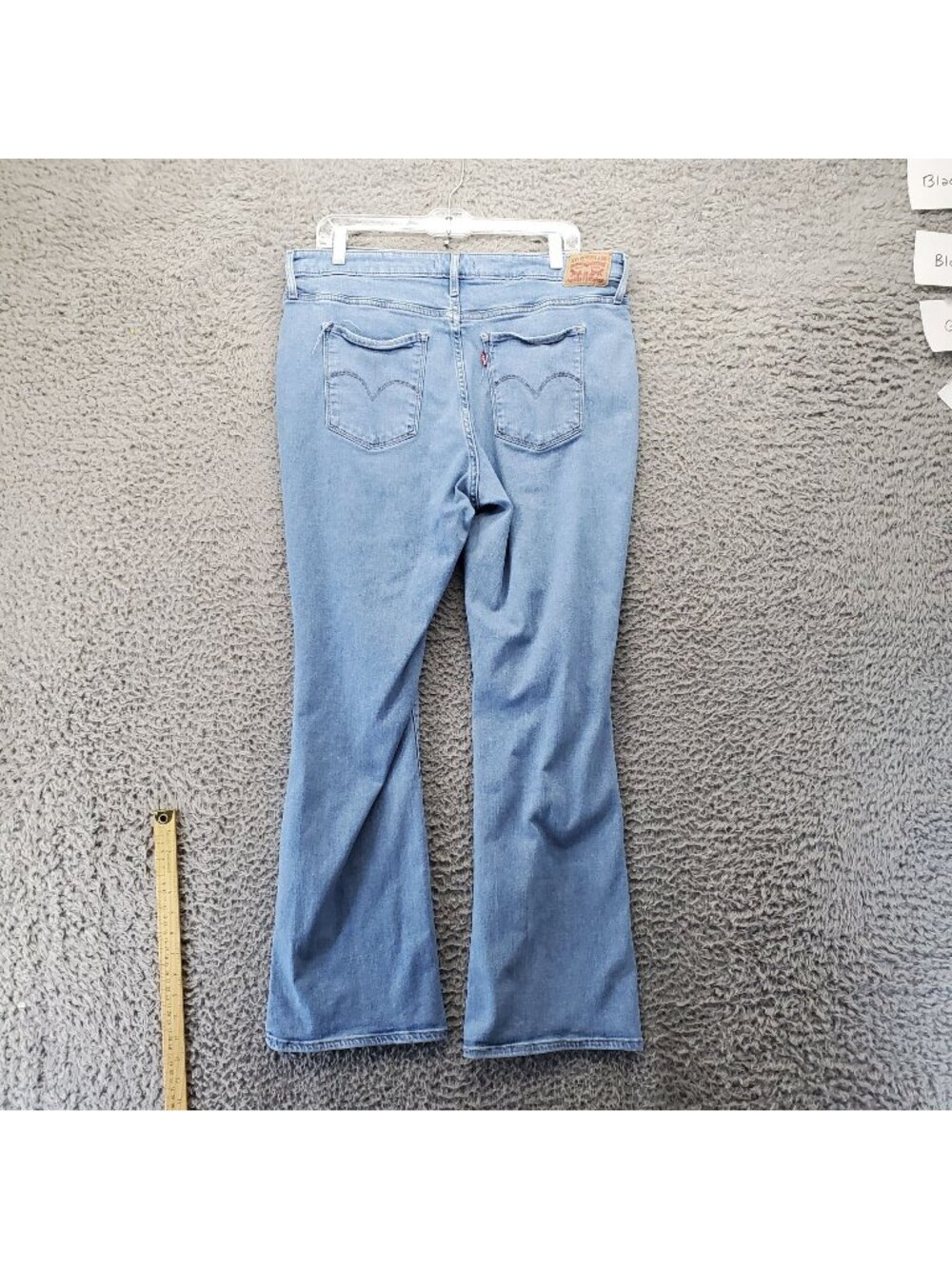 Levis Jeans Womens 34 Blue 725 High Rise Bootcut Denim Stretch